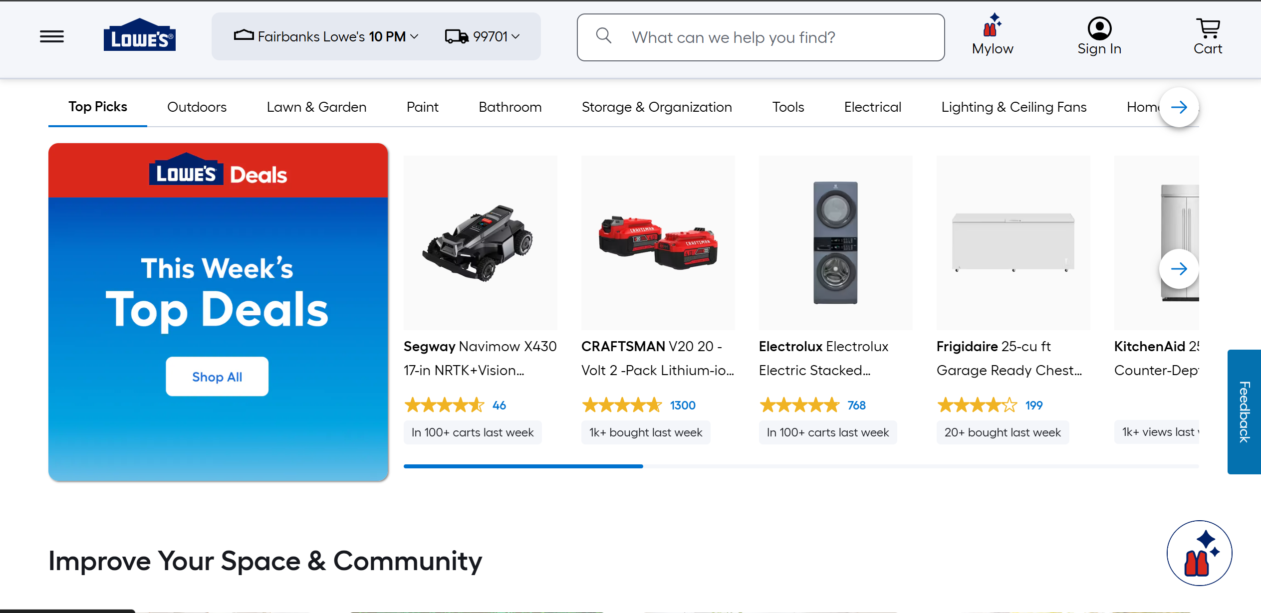 Lowe's Screen 5
